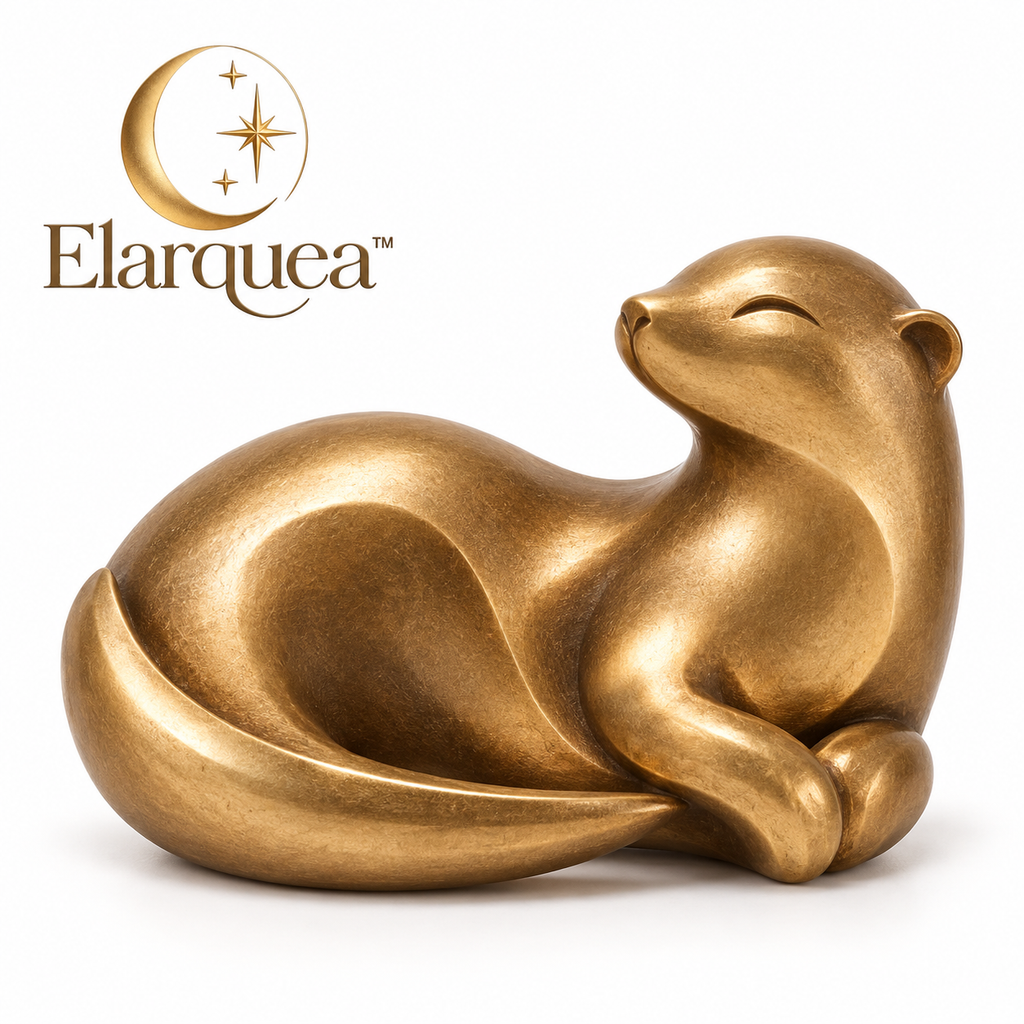 Elarquea™ Abstract Otter Tabletop Sculpture