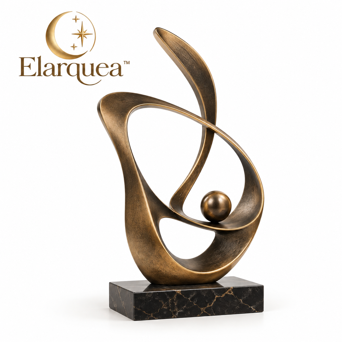 Elarquea™ Abstract Balance Tabletop Sculpture