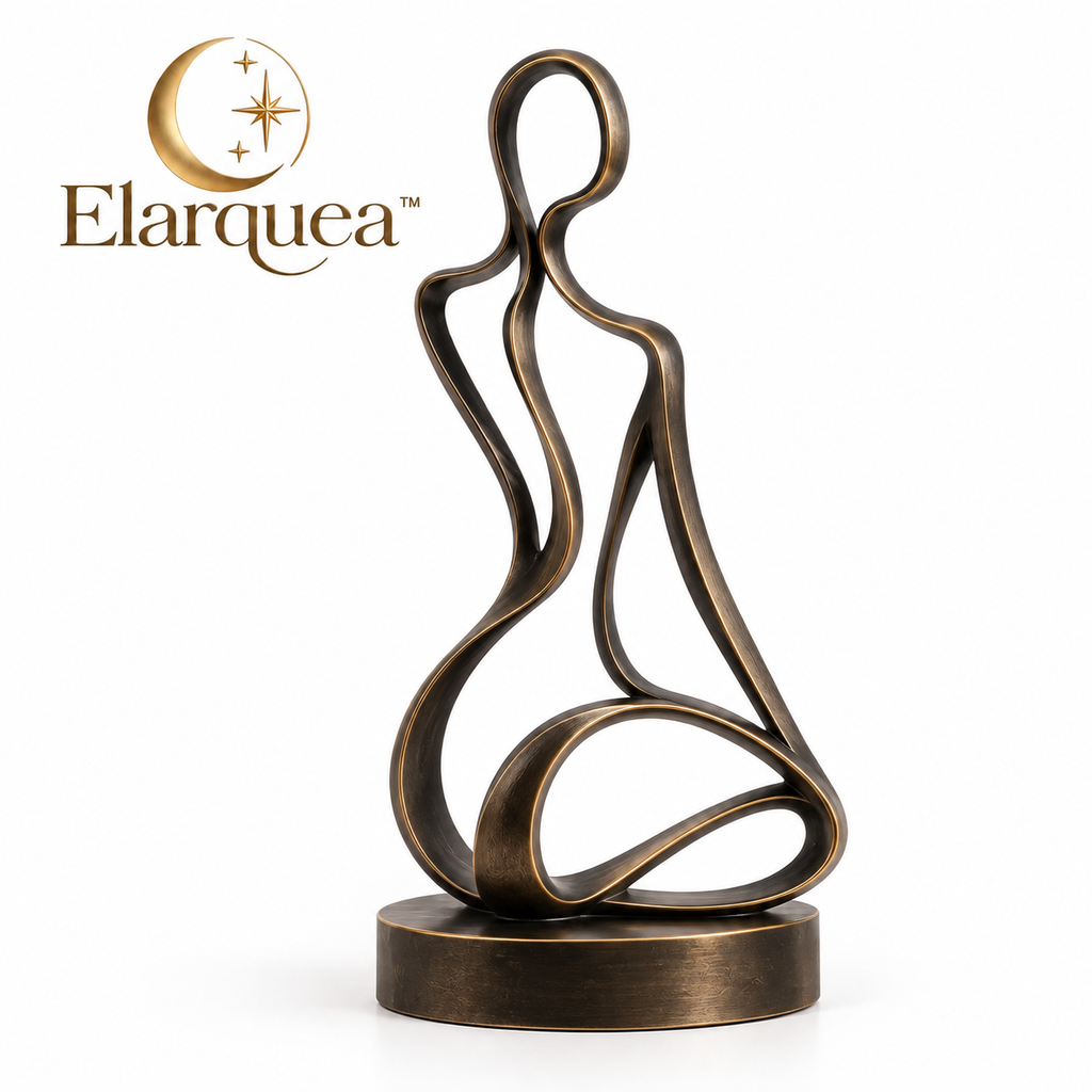Elarquea™ Abstract Human Line Tabletop Sculpture