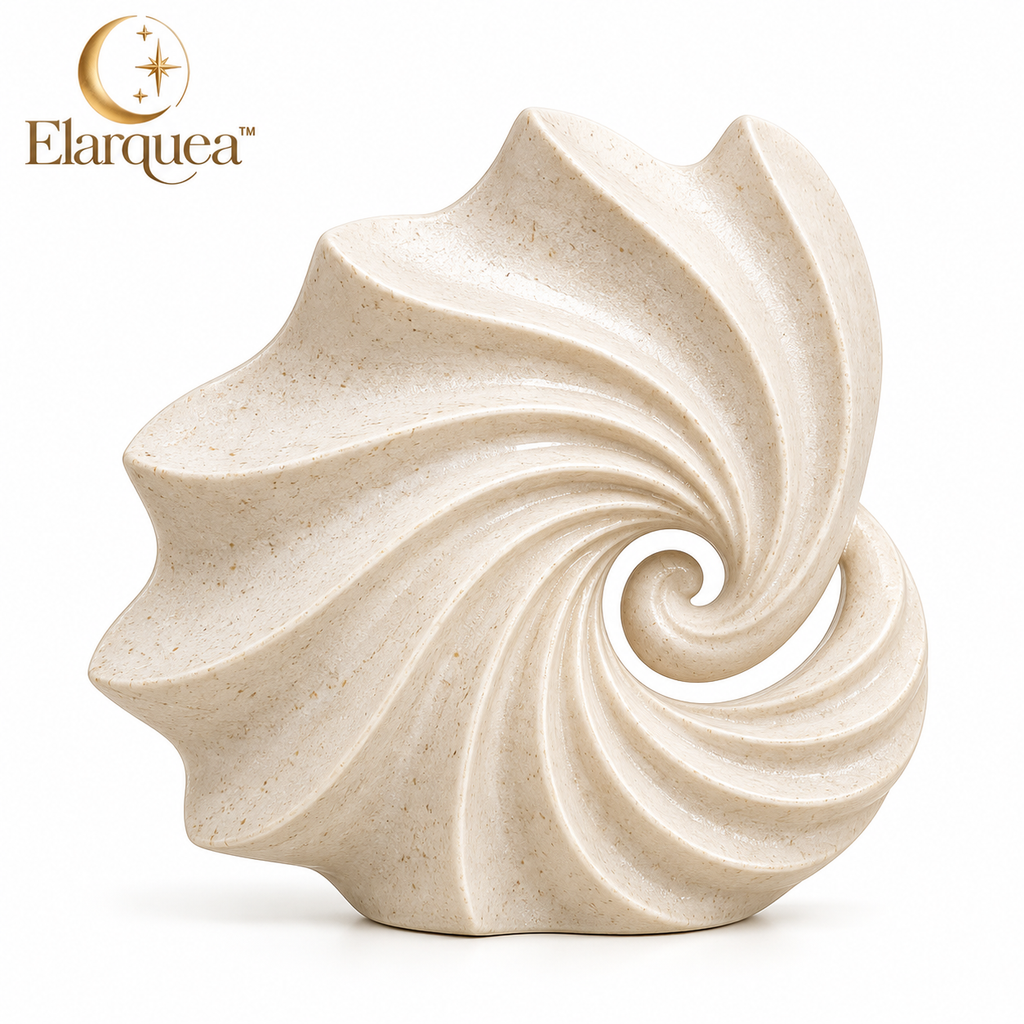 Elarquea™ Abstract Shell Coastal Tabletop Decor