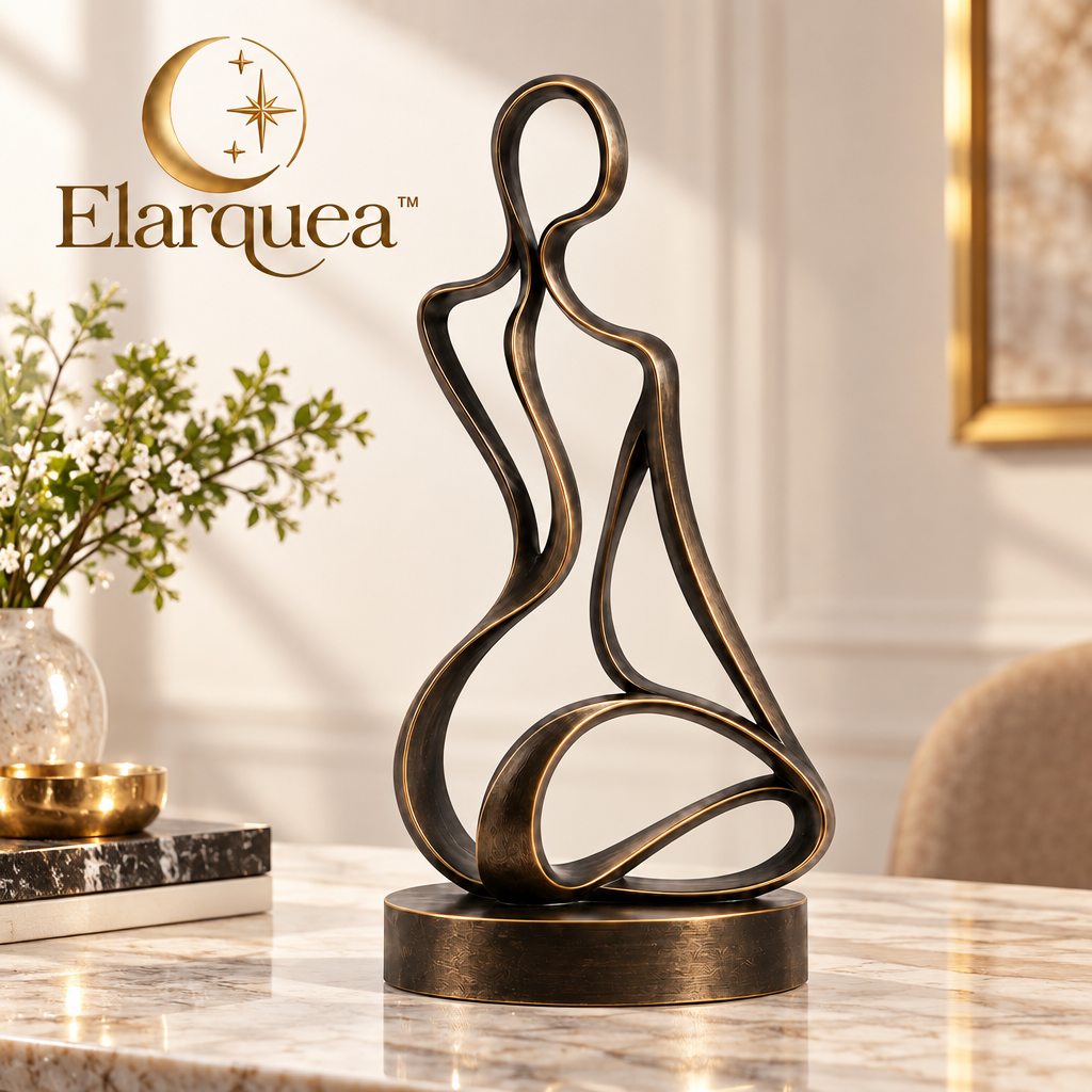 Elarquea™ Abstract Human Line Tabletop Sculpture