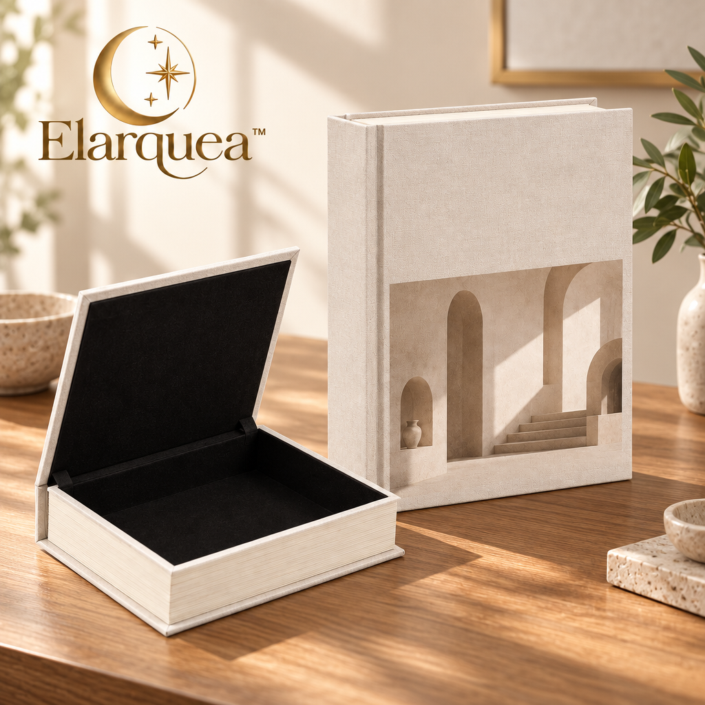 Elarquea™ Architectural Faux Book Storage Box