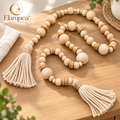 Elarquea™ Asymmetrical Beaded Tassel Home Decor
