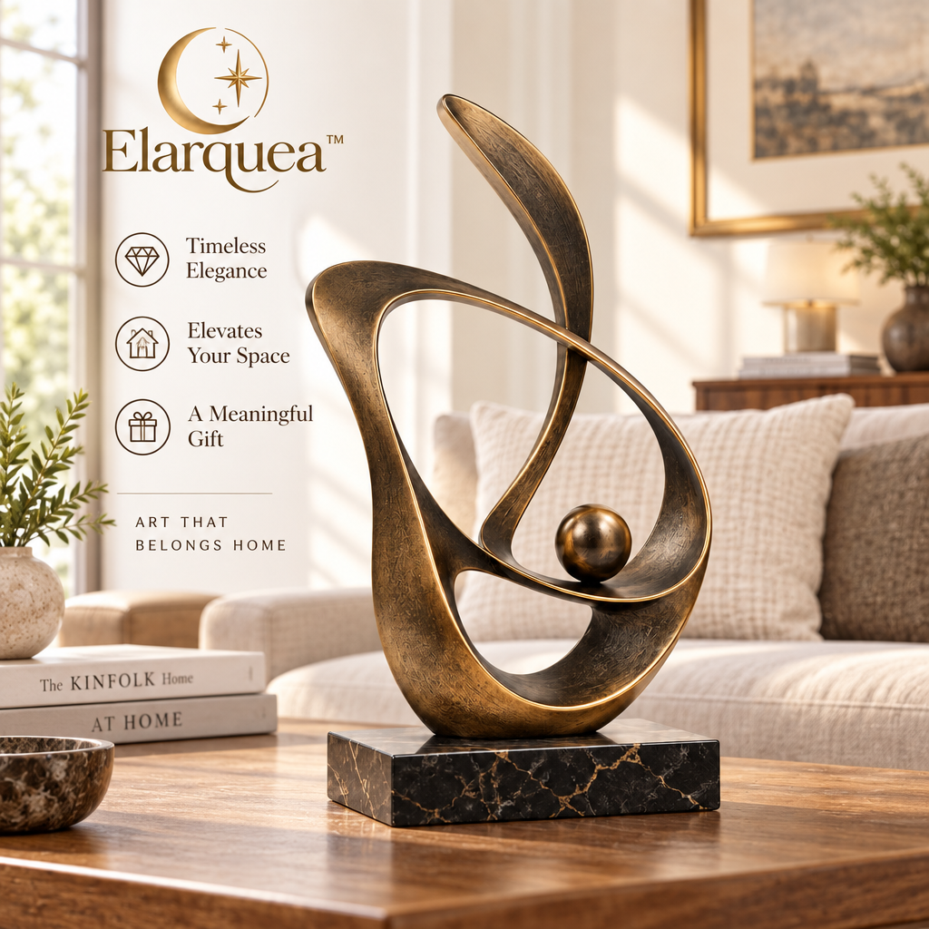 Elarquea™ Abstract Balance Tabletop Sculpture