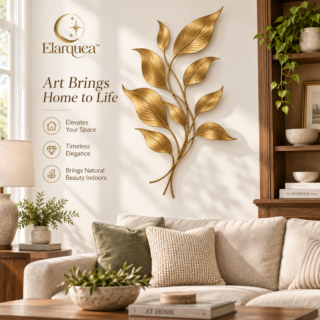 Elarquea™ Wind-Swept Leaf Wall Decor