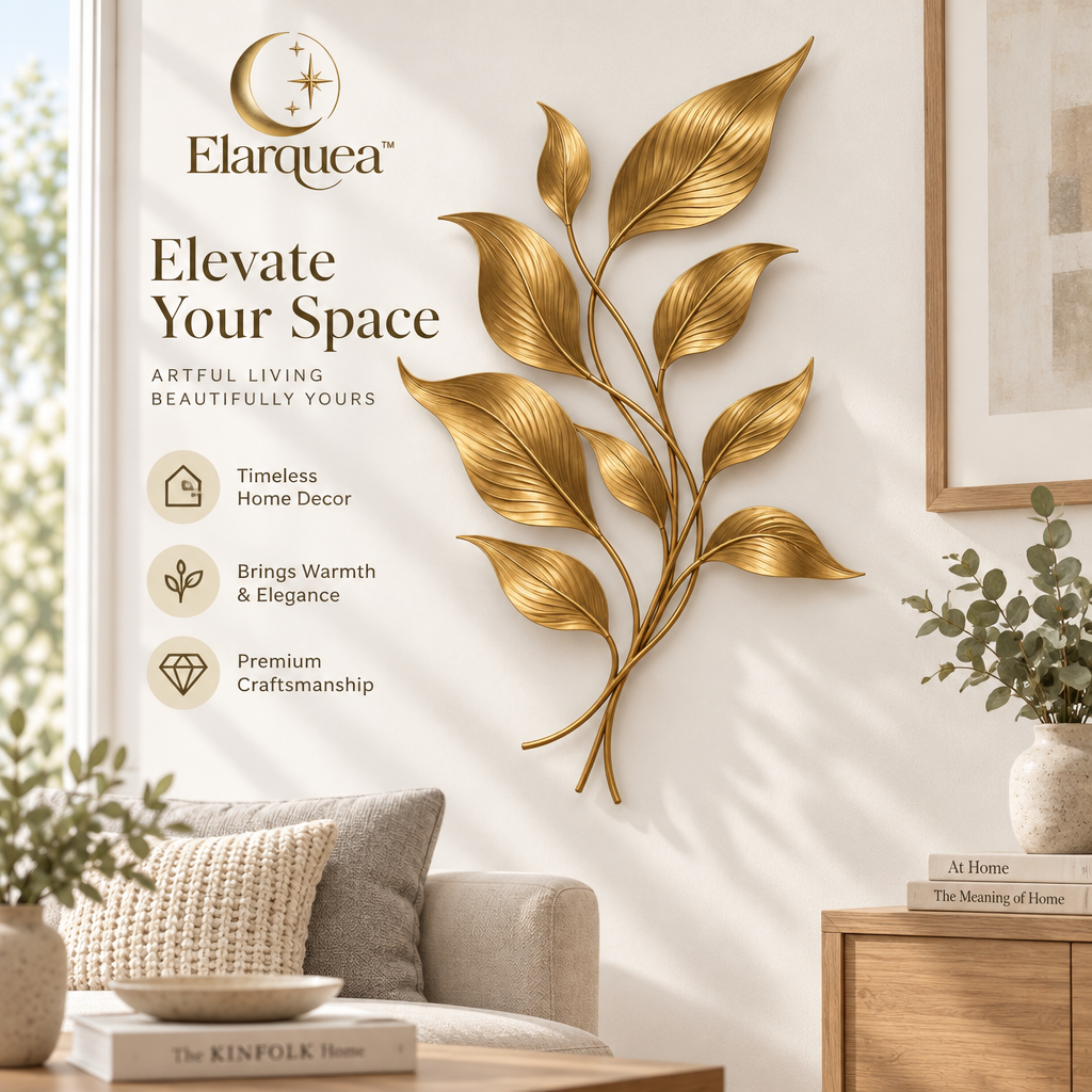 Elarquea™ Wind-Swept Leaf Wall Decor