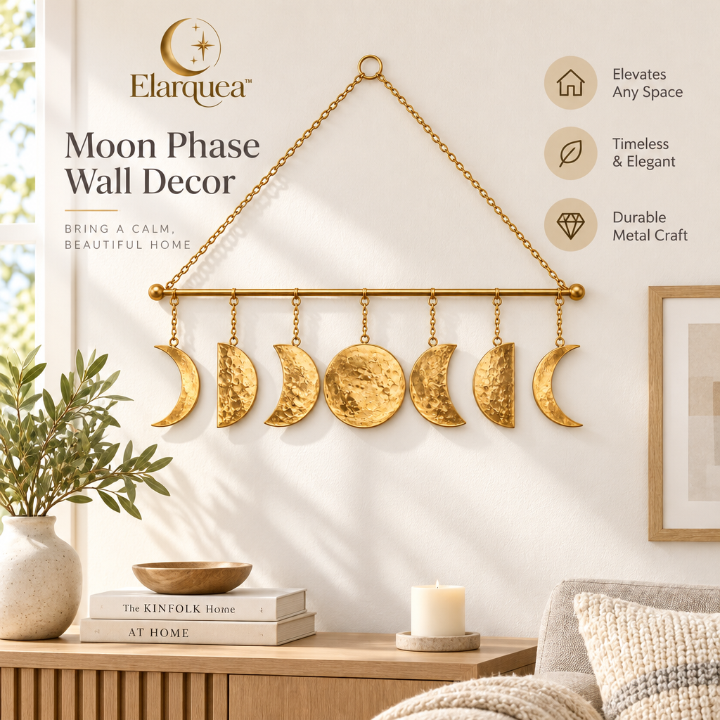 Elarquea™ Moon Phase Wall Hanging Home Decor
