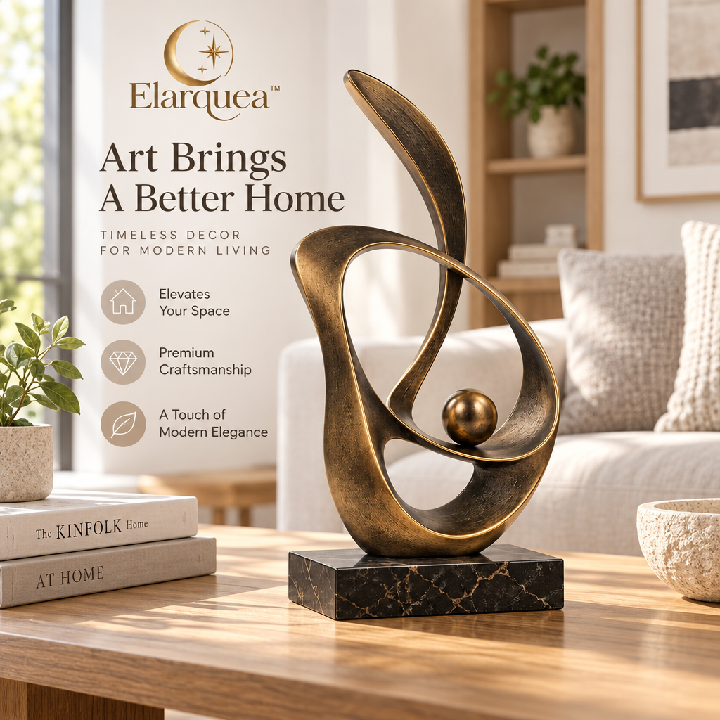 Elarquea™ Abstract Balance Tabletop Sculpture
