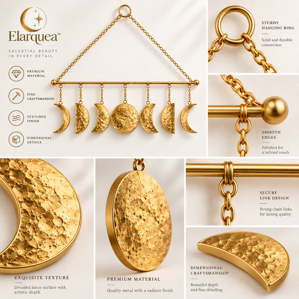 Elarquea™ Moon Phase Wall Hanging Home Decor