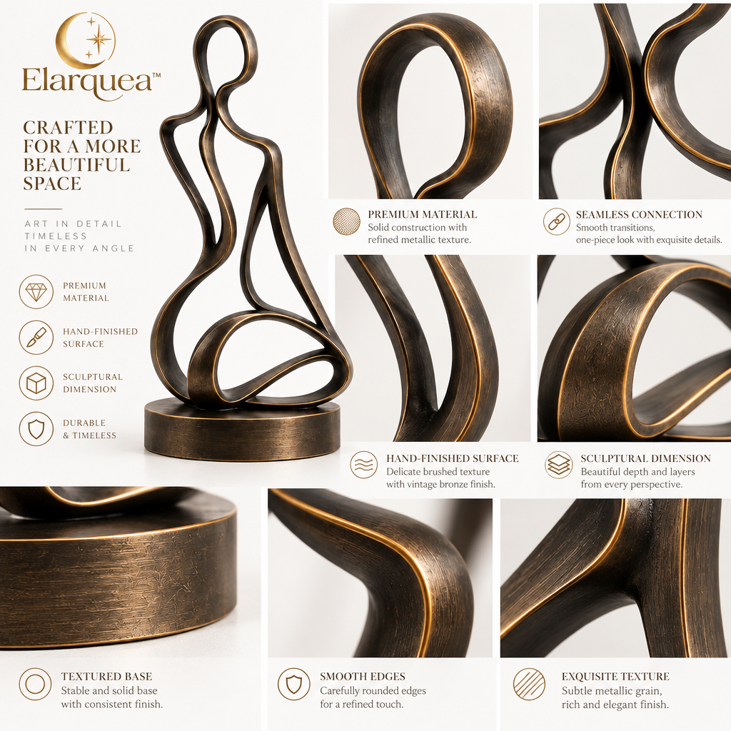 Elarquea™ Abstract Human Line Tabletop Sculpture
